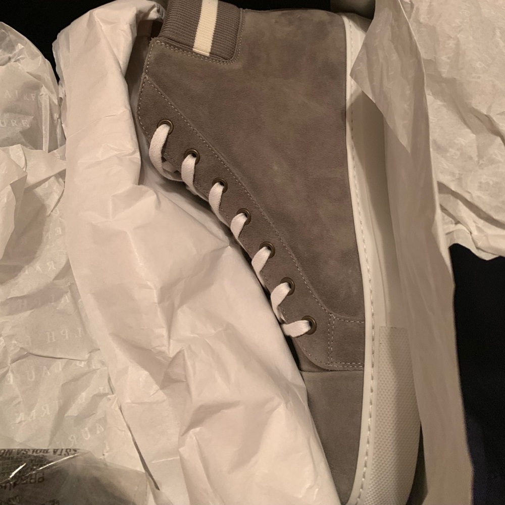 Ralph Lauren Purple Label sneakers.